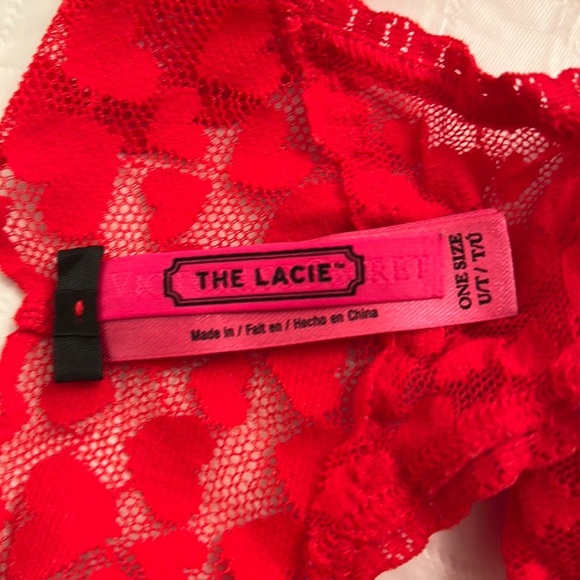 Victoria’s Secret red heart mesh nylon panty O/S - Picture 8 of 9